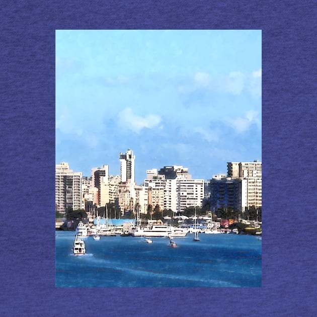 Caribbean - San Juan Skyline by SusanSavad